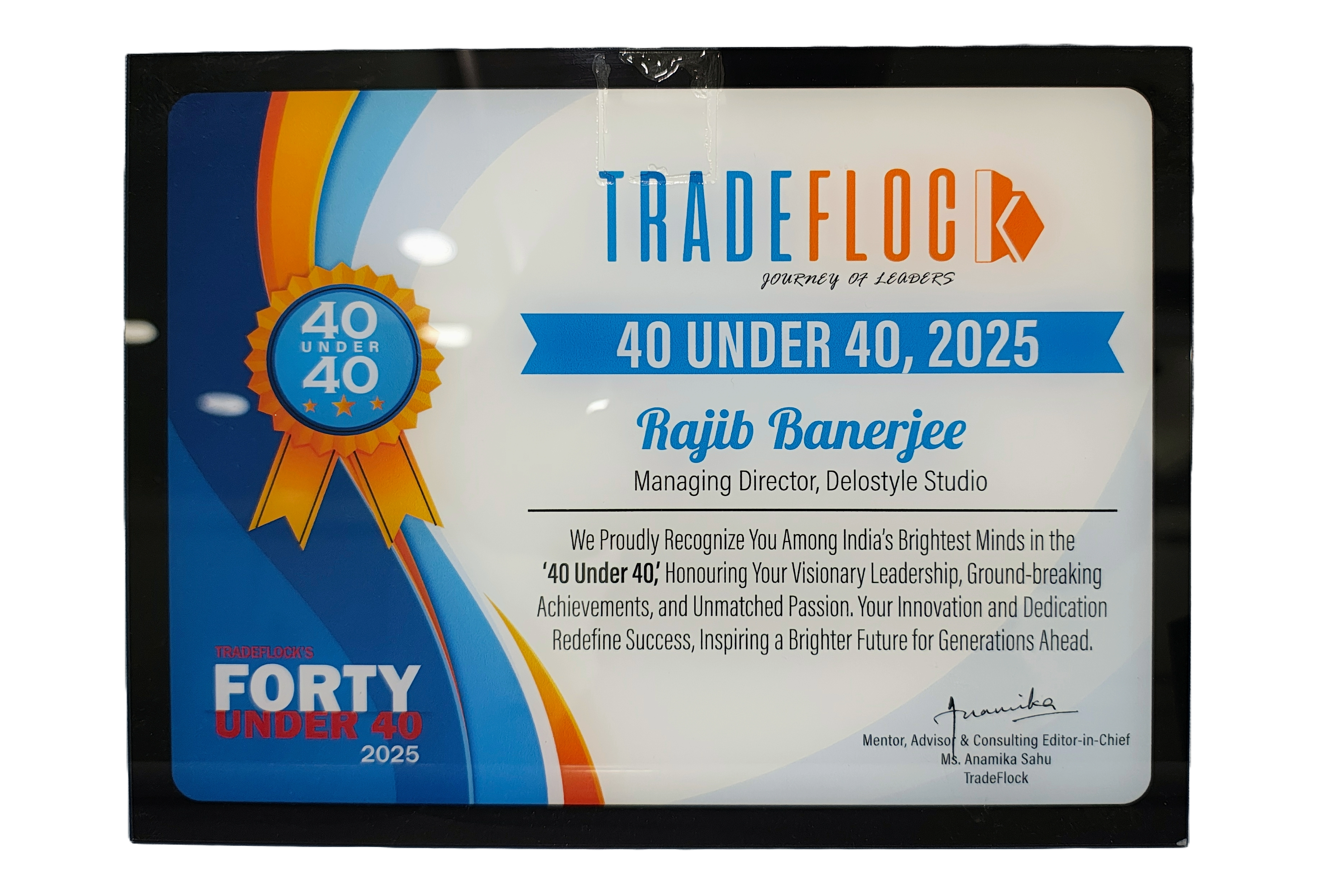 certificate of leadership award