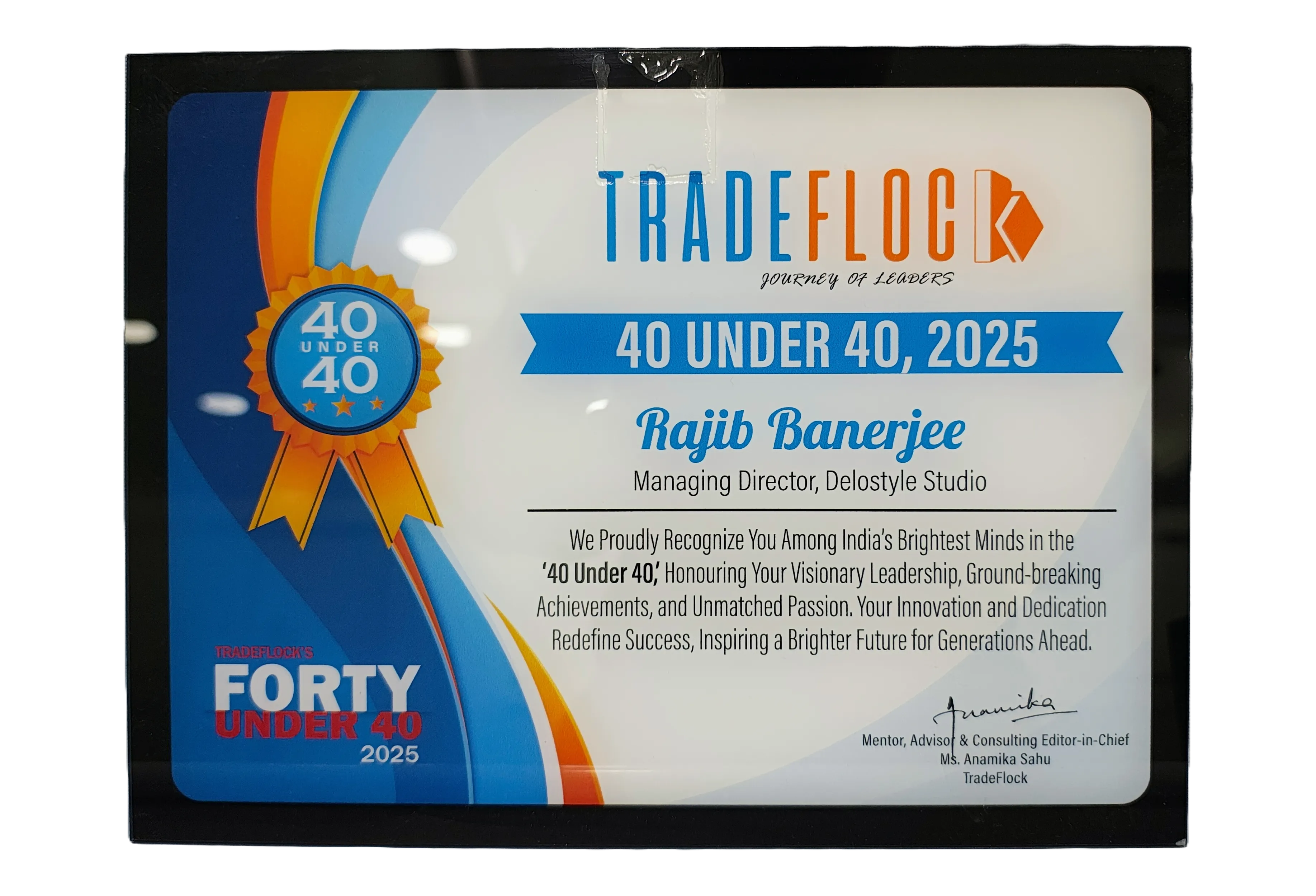 certificate of leadership award