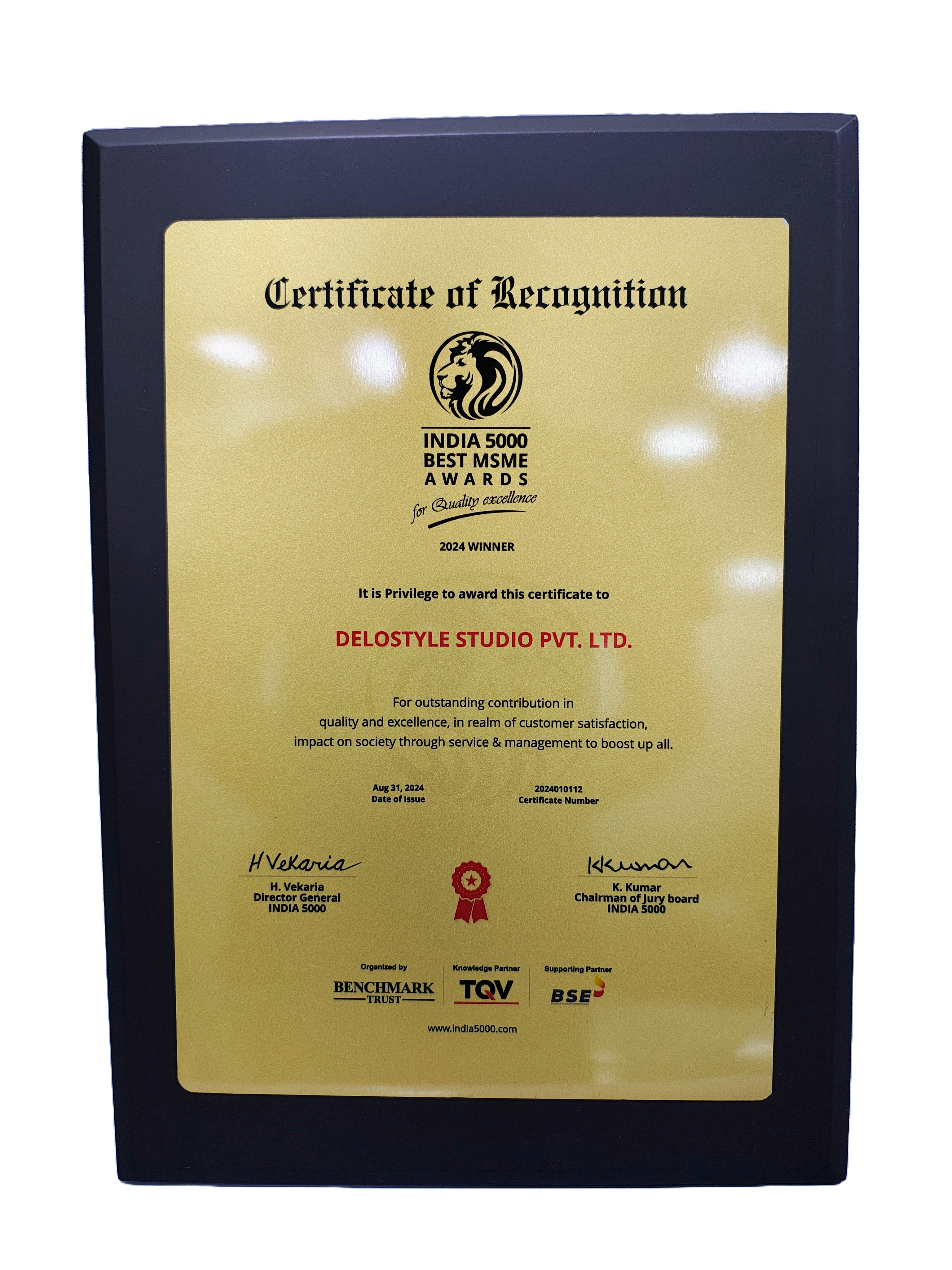 msme india 5000 award